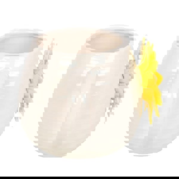 Serano Hello Sunshine Rounded Mug with 3D Sunflower