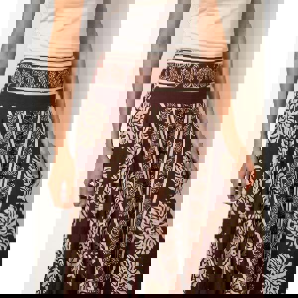 Blue Vanilla Deep Waist Flowy Pants