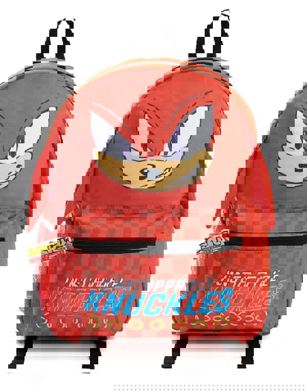 Sonic the Hedgehog Unisex Kids Red Knuckles Backpack (One Size)