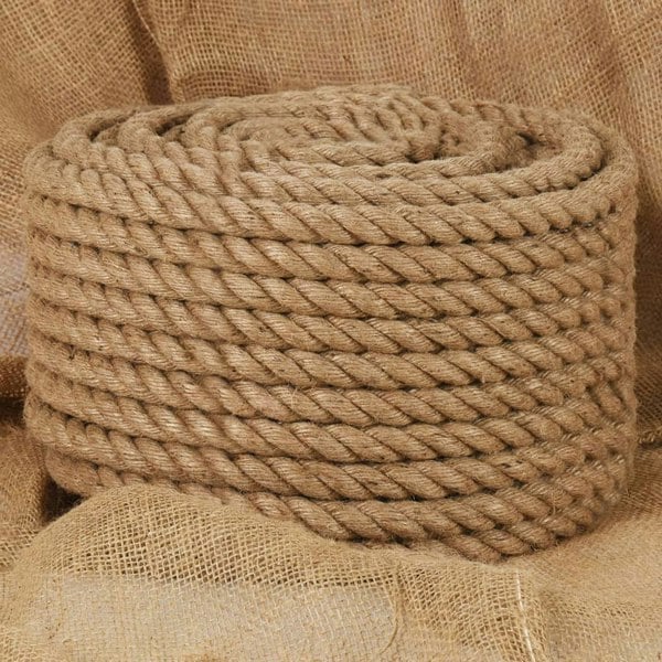 Berkfield Jute Rope 25 m Long 24 mm Thick