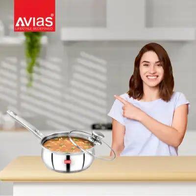 AVIAS INOX IB SAUCEPAN 18CM