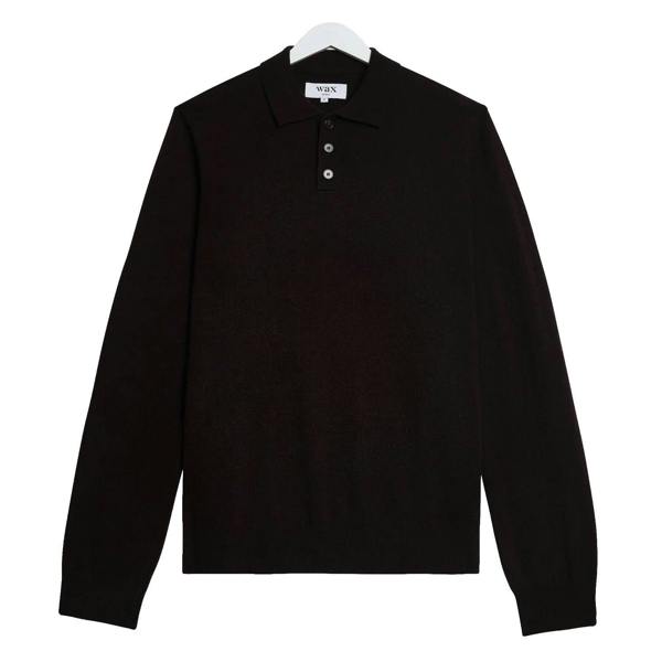 Wax London Lawrie Soft Merino Wool Polo