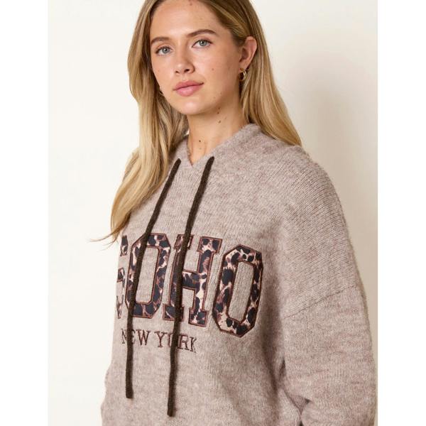 Blue Vanilla Soho Knitted Hoodie