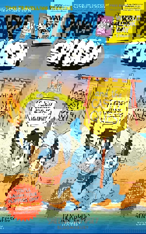 Pablo and Splash Graphic Novel Series by Sheena Dempsey 4 Books Set (Pablo and Splash, Frozen in Time, Roman Holiday, Castle Quest: World Book Day)