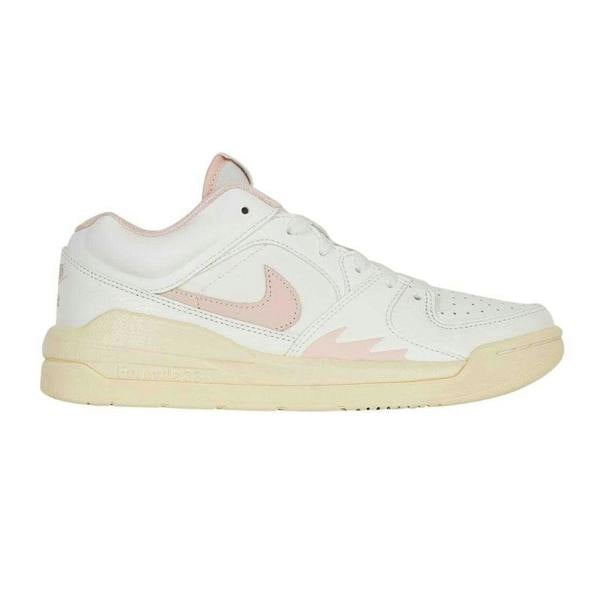 Nike Womens/Ladies Jordan Stadium 90 Leather Trainers - White/Pink - 