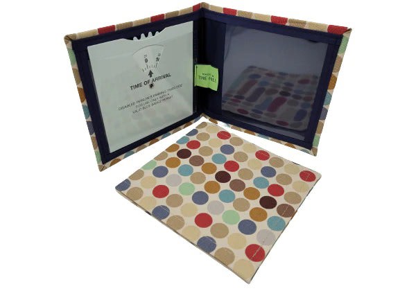 Made in the Mill Blue Badge Permit Holder - Autumn Multi Dot