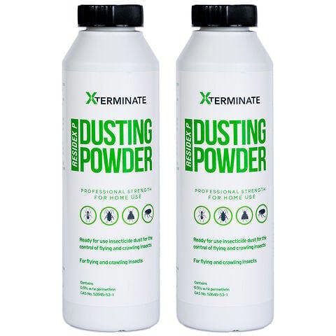 Xterminate Dusting Powder 400g - Kills Bed Bugs, Ants, Moths, Fleas and More x2
