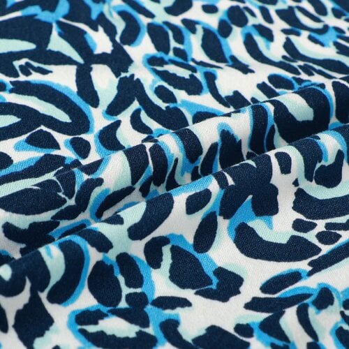 Dare 2B Womens Exchange III Animal Print Thermal Base Layer Set - Blue/White