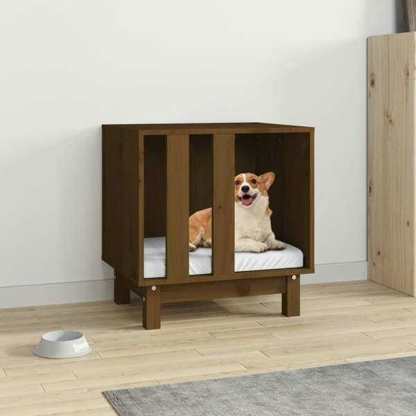 Berkfield Dog House Honey Brown 50x40x52 cm Solid Wood Pine