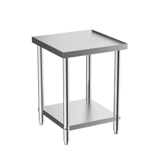 2 Tier Commercial Kitchen Prep and Work Stainless Steel Table Commercial Work Tables Living and Home