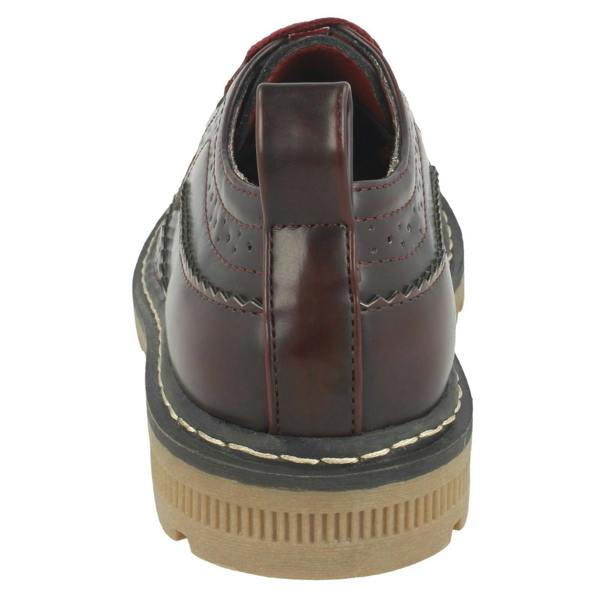 Spot On Girls Spot On Lace Up Brogue Shoes