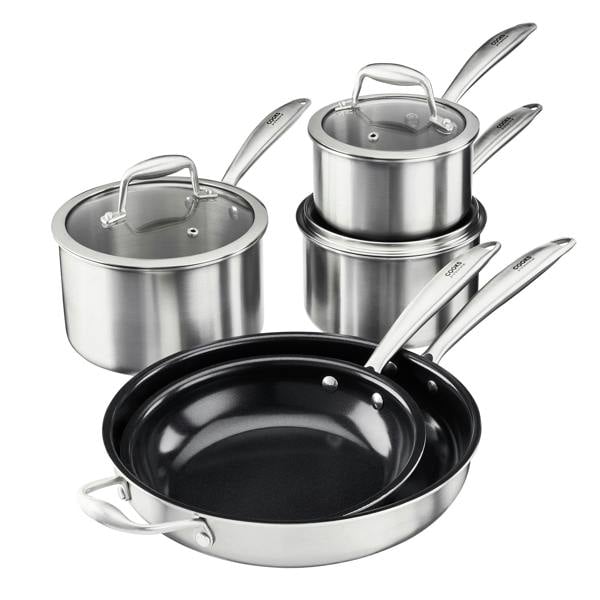 Cooks Professional Tri-Ply 5 Piece Cookware Set