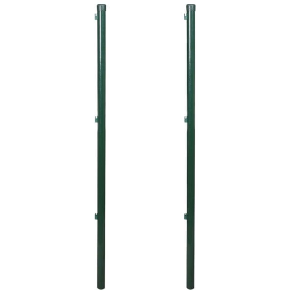 Berkfield Fence Posts 2 pcs 115 cm