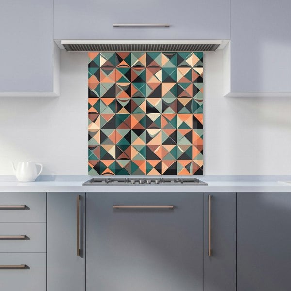 Warren Reed - Designer Geometric Print Pattern Kitchen Splashback