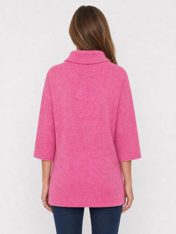 PennyPlain Cowl Tunic - Cerise