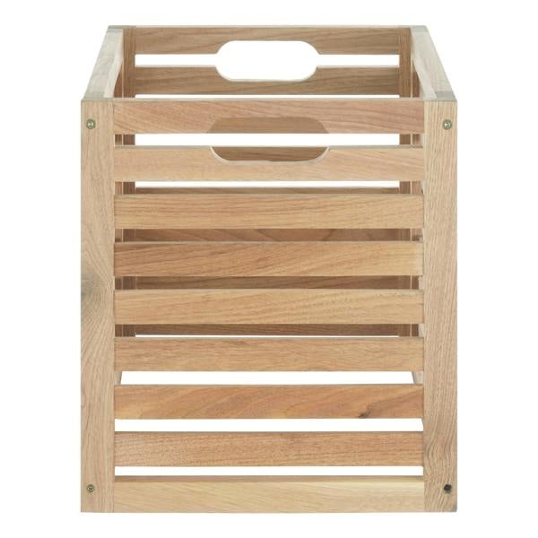 Maison by Premier Arla Small Walnut Wood Storage Box