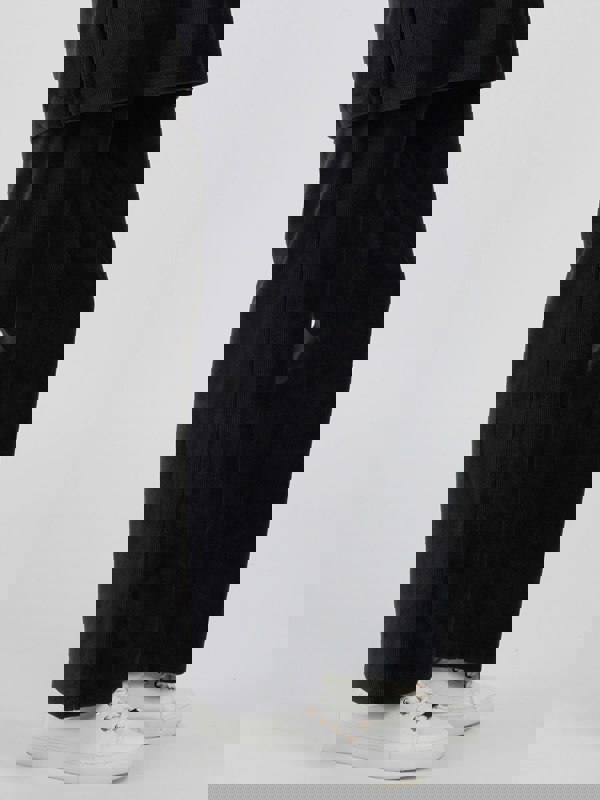 TIGI-Wear Rib Velour Wide Leg Trouser