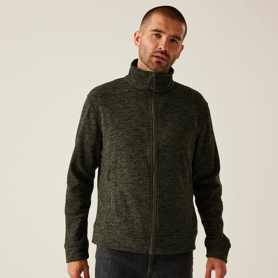 Regatta Mens Thornly Full Zip Fleece - Seal Grey Marl