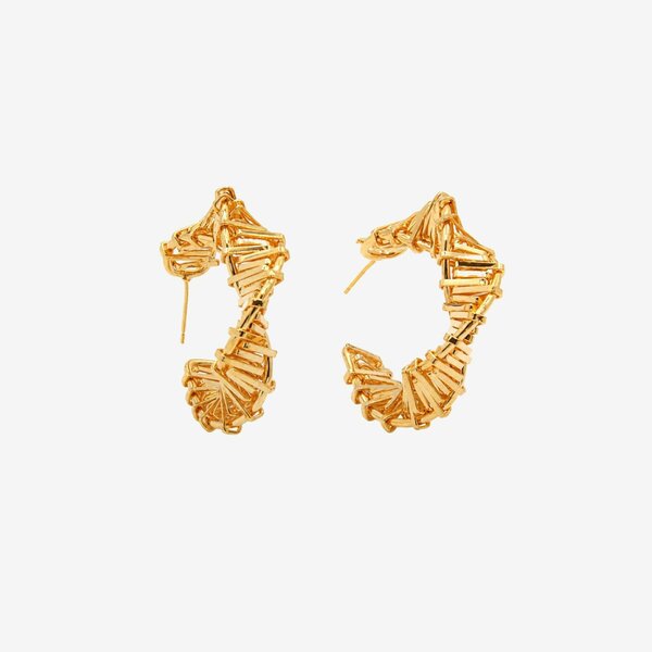 Uchi & Soto Kin Sculptural Hoop Earrings