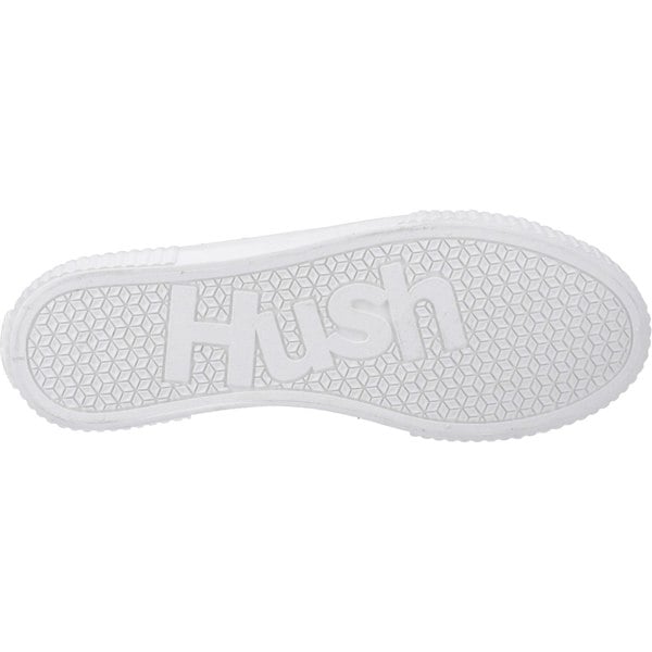 Hush Puppies Freya Canvas Textile Women's White Trainers