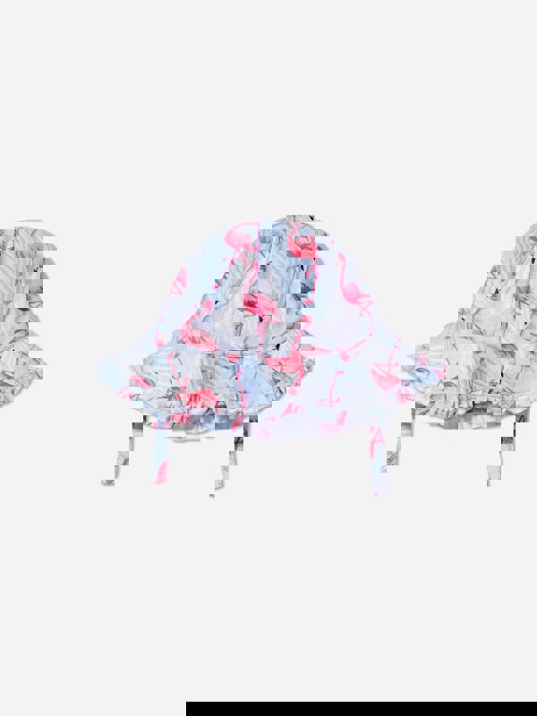 Soli Swim Girls Flamingo Sun Protective Hat (UPF50+) in Purple