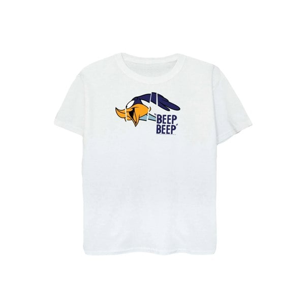 Looney Tunes Boys Beep Beep Road Runner Cotton T-Shirt - White