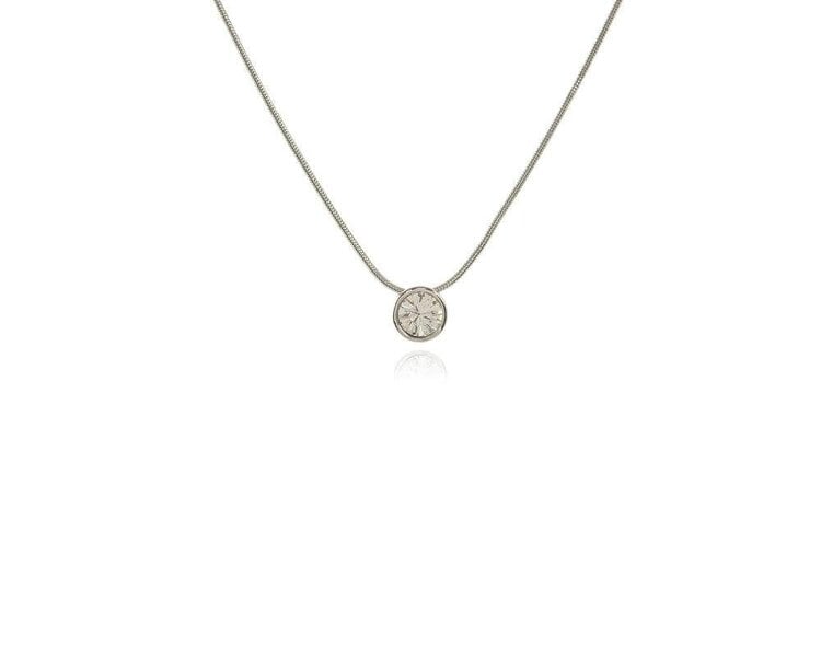 Cachet London Solitaire Silver Pendant