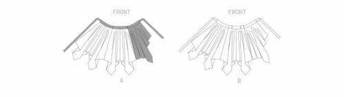 Vogue Sewing Pattern 1872, Skirts for Women, A5 (6-8-10-12-14) - Easy