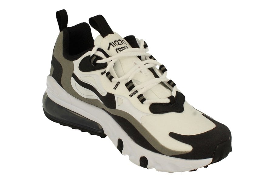 Nike Air Max 270 React GS Bq0103 103 - White Black Metallic Pewter 103 - Photo 3