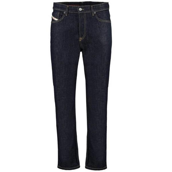 Diesel Mens D-Fining Tapered Jeans - Dark Blue - 