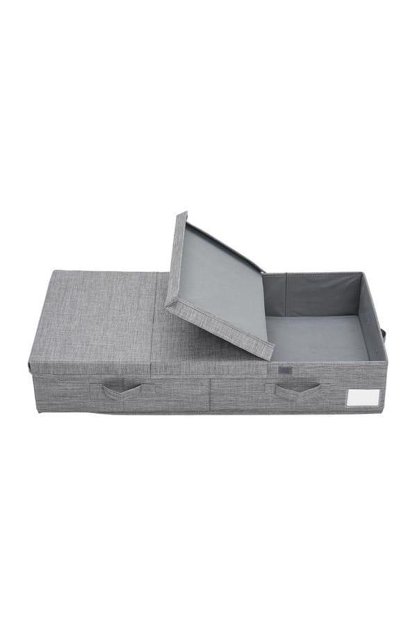 Living and Home Under Bed Fabric Clothes Organizer with Lid