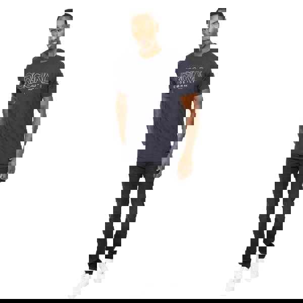 Crosshatch Mens Carrimoore T-Shirt - Navy - 