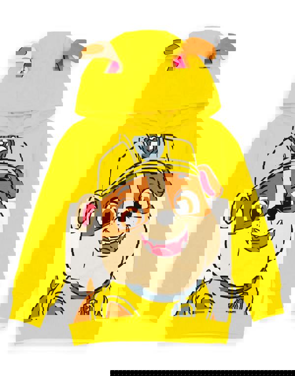 Paw Patrol Boys Yellow 3D Ear Applique Hoodie