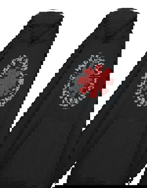 Red Hot Chili Peppers Unisex Black Logo Hoodie Hoodie