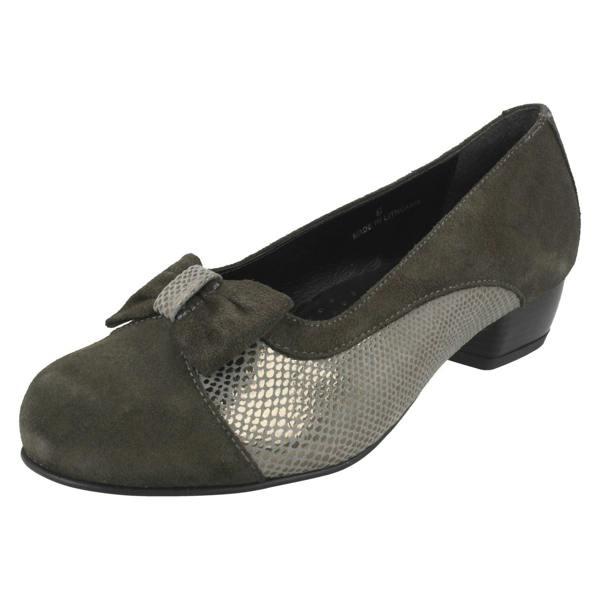 Da Bella Ladies Da Bella Slip On Heeled Shoes Saltby