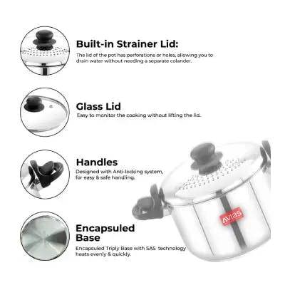 AVIAS STRAINER POT 3.7LTS