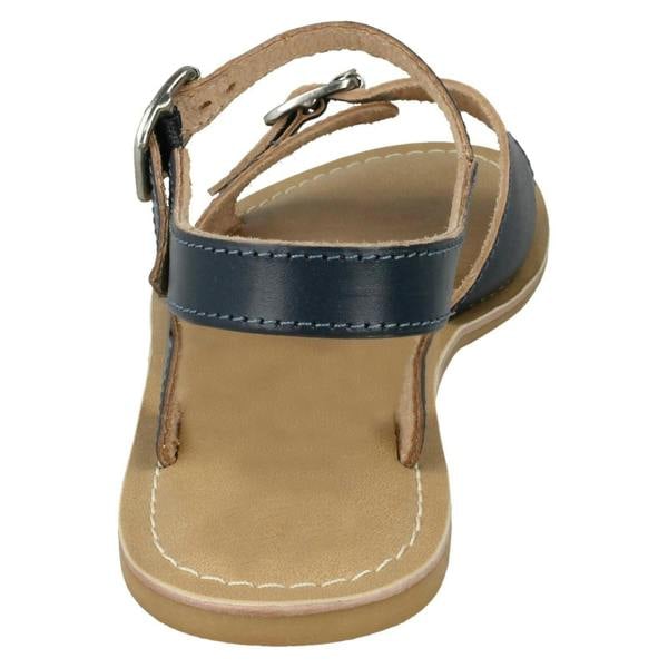 Leather Collection Ladies Leather Collection Ankle Strap Sandals