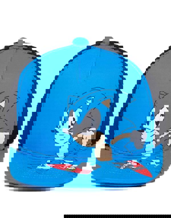 Sonic the Hedgehog Boys Blue Adjustable Curved Peak Cap (One Size)