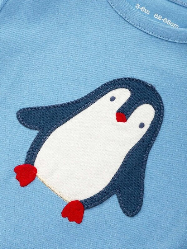 Kite Baby Organic Penguin Parade Bodysuit