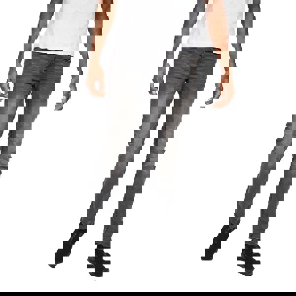 Crosshatch Mens Svelte Stretch Jeans - Grey Wash