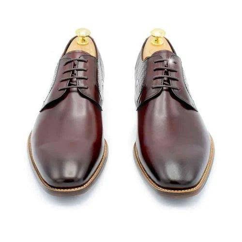 Paolo Vandini Melbury Derby Leather Shoe - Bordeaux