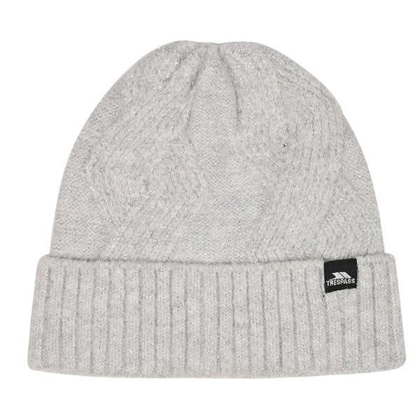 Trespass Womens/Ladies Jalen Knitted Beanie - Grey Marl - 