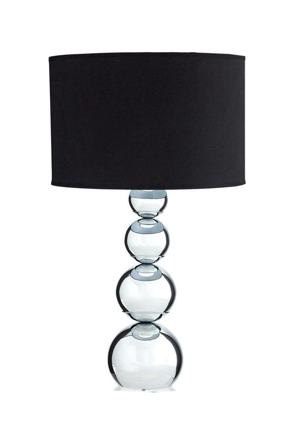 Cameo Touch Table Lamp with Black Shade