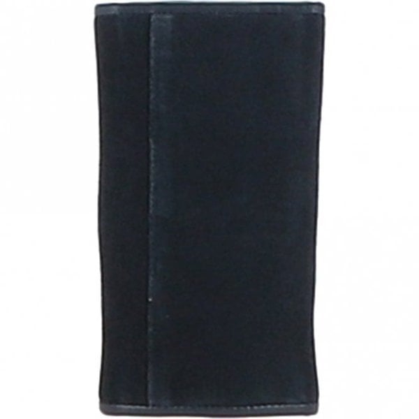 Ashwood Ten Card Suede & Leather Purse Green: S-21