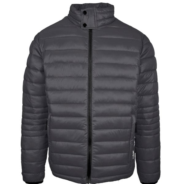 Plein Sport Plain Padded Jacket - Grey