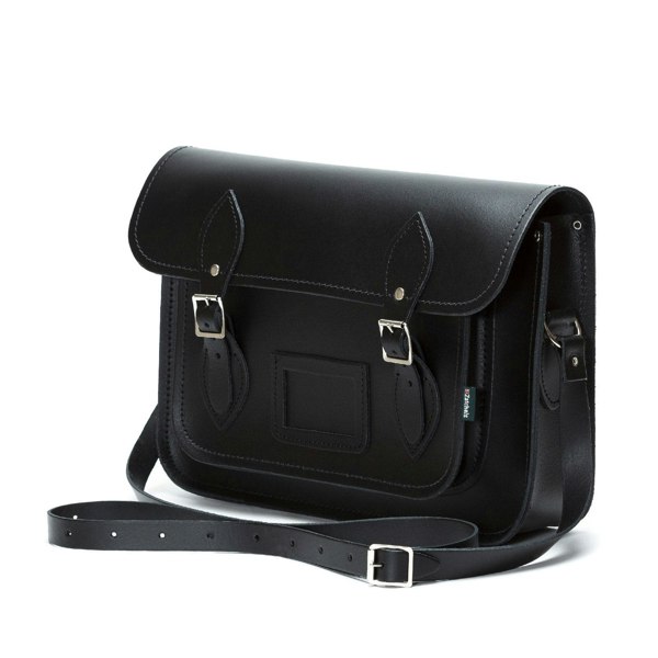 Zatchels Handmade Leather Satchel - Black