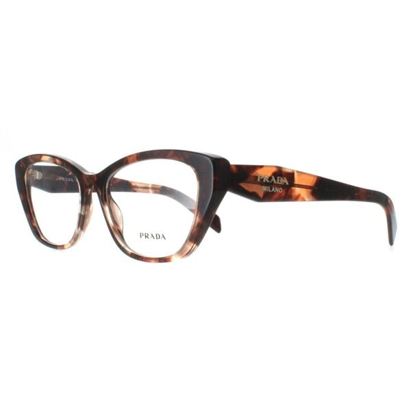 Prada Eyeglasses PR19WV 07R1O1 Caramel Tortoise Women