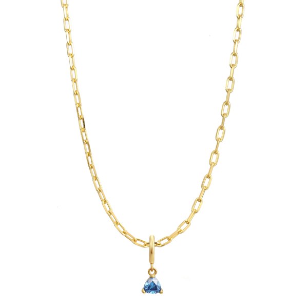 Gold Trip December Birthstone Necklace Charm