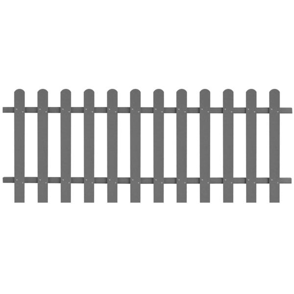 Berkfield Picket Fence WPC 200x80 cm