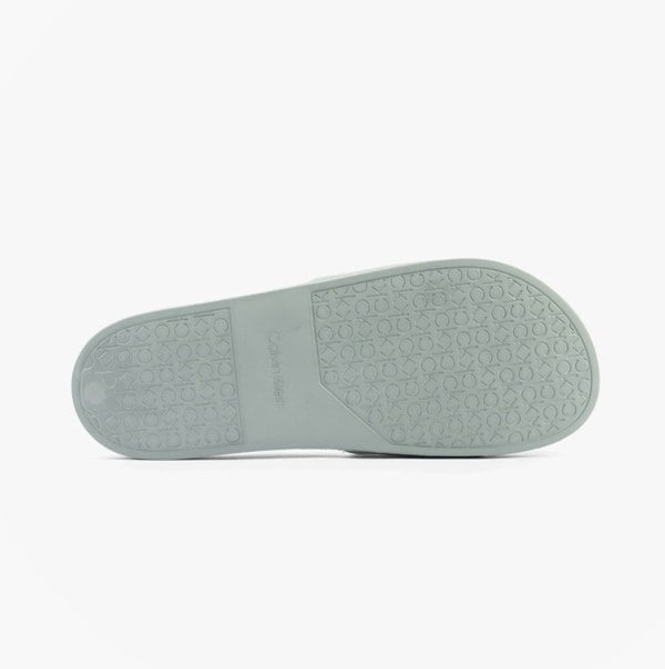Calvin Klein POOL SLIDE W/ CK SQU Mens Sliders Granite Road